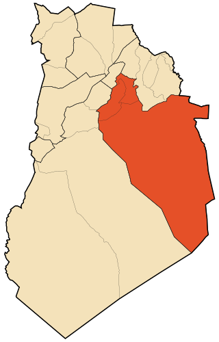 <span class="mw-page-title-main">Brézina District</span> District in El Bayadh, Algeria