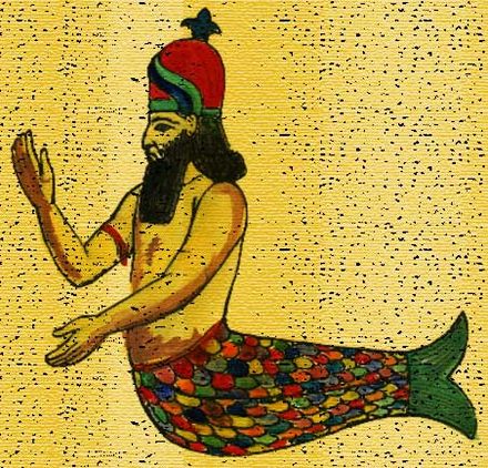 A modern interpretation of Dagon as a "fish-god"