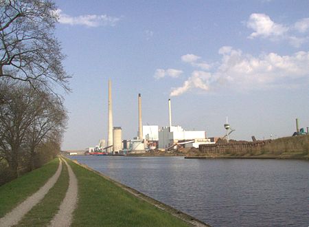 Denmark Odense Canal Fynsvaerket