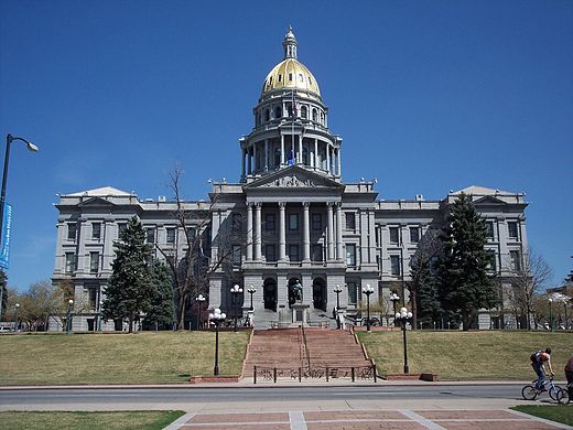 Het State Capitol in Denver, zetel van de wetgevende macht van Colorado