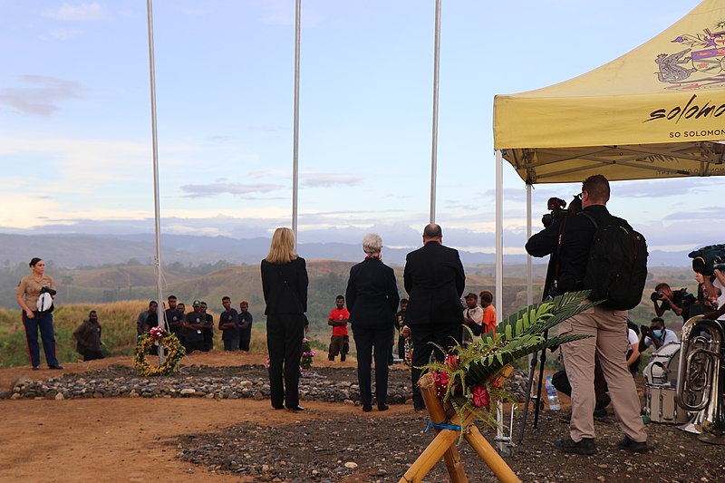 File:Deputy Secretary Sherman Delivers Remarks at Solomon Islands Government-Hosted Memorial at Bloody Ridge (52274618680).jpg