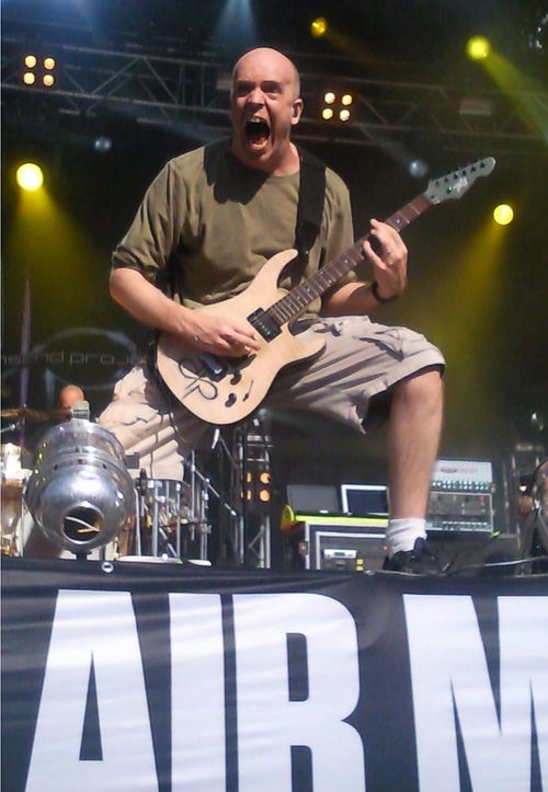 Townsend performing at Tuska Metal Festival, Finland (July 2010)