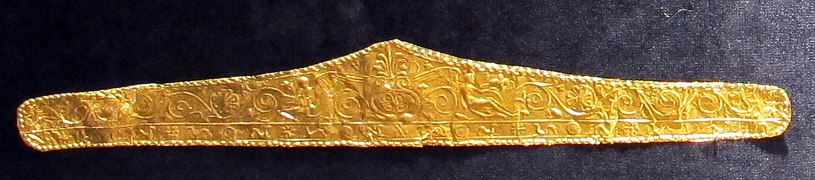 Hellenistisches Gold-Diadem aus der Nekropolis in Izmir, ca. 3. bis 4. Jahrhundert vor Chr.