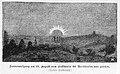 Die Gartenlaube (1887) b 509 1.jpg Sonnenaufgang am 19. August vom Kyffhäuser bei Nordhausen aus gesehen. (Totale Finsterniß.)