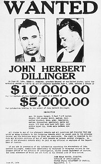 <span class="mw-page-title-main">Dillinger Gang</span> Gang group of robbers