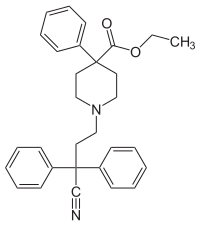 Difenoksylaatin rakenne