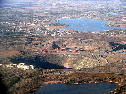 Dome Mine "super pit", 2010
