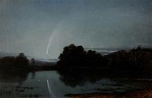 Donati's Comet inspired a large number of artists, such as James Poole.