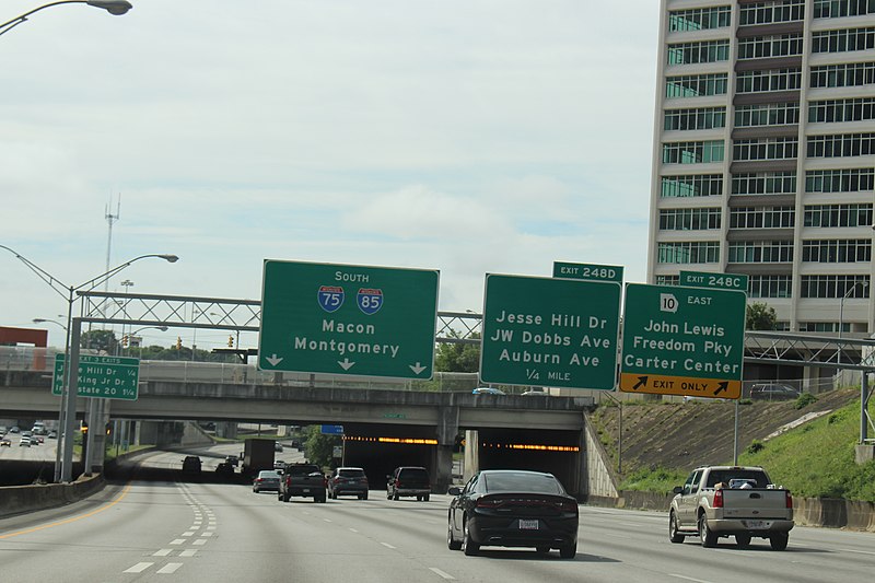 File:Downtown Connector sb Exit 248C.jpg