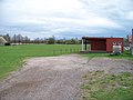 Čeština: Drahelčice, okres Praha-západ. Fotbalové hřiště, od ulice Ke Hřišti. English: Drahelčice, Prague-West District, Central Bohemian Region, Czech Republic. A football field. Camera location 50° 01′ 54.7″ N, 14° 12′ 32″ E    View all coordinates using: OpenStreetMap