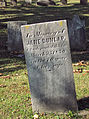 Grave marker in Bethel Cemetery, Bethel Park, Pennsylvania