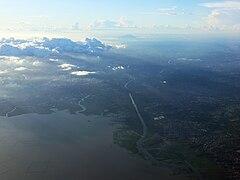 Eastern Metro Manila-Rizal, Laguna Lake from air