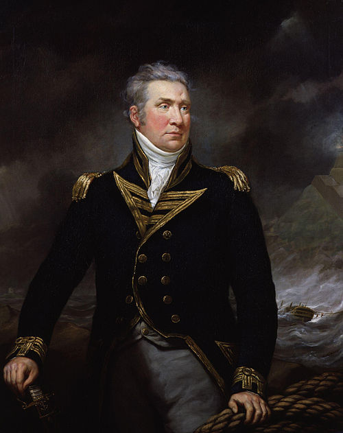 Sir Edward Pellew; whose frigate squadron Amazon spent her entire career in.