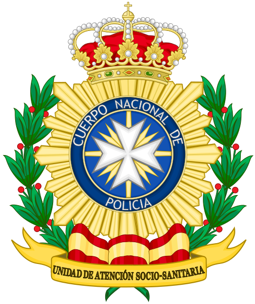 File:Emblem of the Spanish National Police Corps Medicine Service.svg