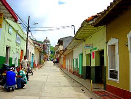 Straße in Jardín