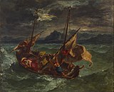 Eugène Delacroix, Chrystus na Morzu Galilejskim, 1854 r.