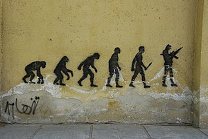 Evolution on a wall