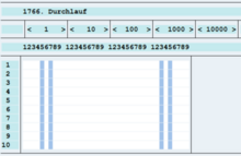 Evolutionsmodell Durchlauf 1766