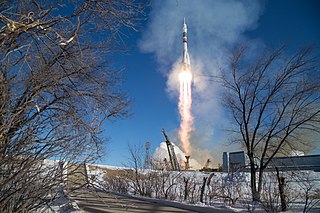 <span class="mw-page-title-main">Soyuz MS-07</span> 2017 Russian crewed spaceflight to the ISS