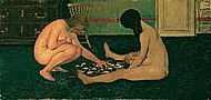 Félix Vallotton, 1897 - Femmes nues jouant dames.jpg