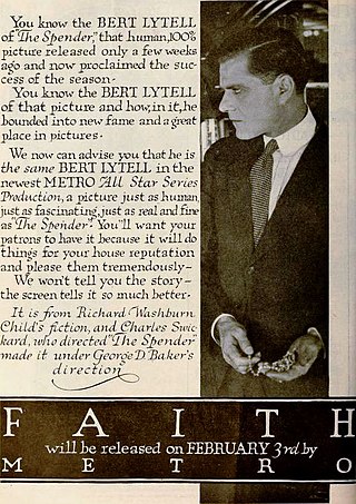 <i>Faith</i> (1919 film) 1919 silent film directed by Charles Swickard