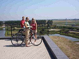 View from the hill in Haarlemmermeersebos