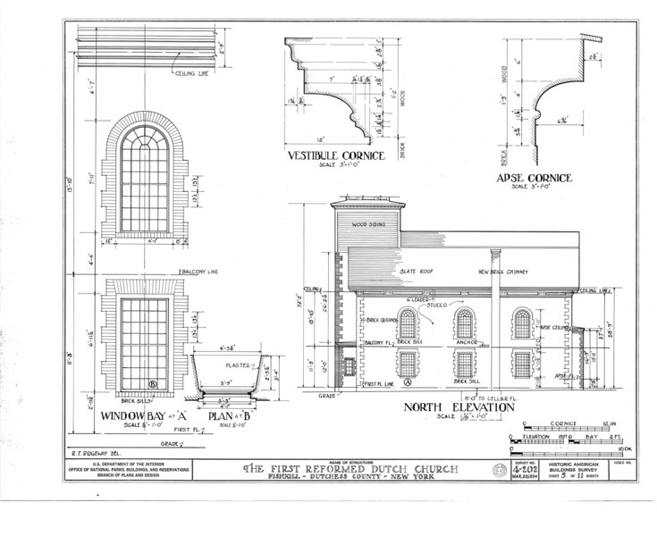 File:First Dutch Reformed Church, Main Street, Fishkill, Dutchess County, NY HABS NY,14-FISH,2- (sheet 5 of 11).tif