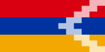 Flag of Artsakh (transparent ornament).svg