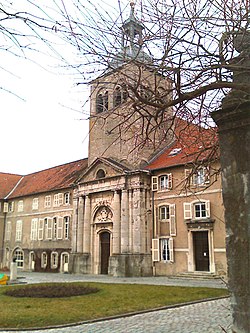 L'ancien prieuré de Flavigny-sur-Moselle.