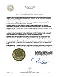 Miniatuur voor Bestand:Florida's 2016 Down Syndrome Awareness Week Proclamation executed by Rick Scott, Governor.jpg