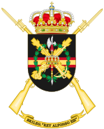 Former Coat of Arms of the 2nd Legion Brigade "King Alfonso XIII" (BRILEG) First Version