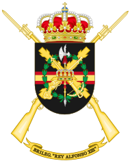 Primera versión del escudo usado como una unidad de infantería.