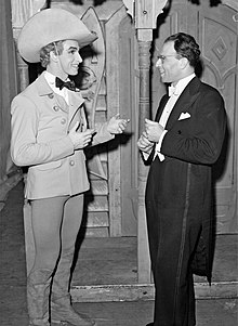 Allers (right) with dancer Frederic Franklin at the Ballet Russe de Monte Carlo performance of Ghost Town, Los Angeles, 1940 Frederic Franklin and Franz Allers, Ghost Town, cropped.jpg