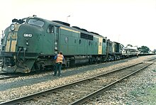 GM43 at Mount Gambier while on broad gauge in April 1995