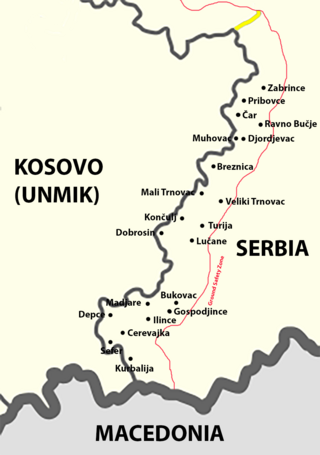 <span class="mw-page-title-main">Ground Safety Zone</span> 5-Kilometre-wide demilitarized zone from 1999-2001