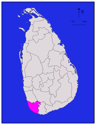 <span class="mw-page-title-main">Galle District</span> Administrative District in Southern Province, Sri Lanka