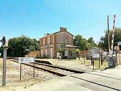 La Gare ferroviaire de Corseul - Languenan dans les Côtes d’Armor.