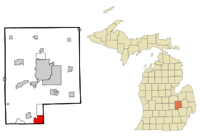 Genesee County Michigan Incorporated and Unincorporated areas Fenton Highlighted.svg