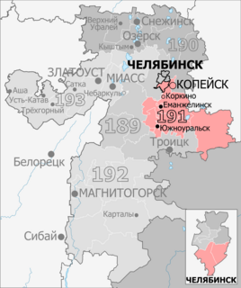 Korkino constituency Russian legislative constituency