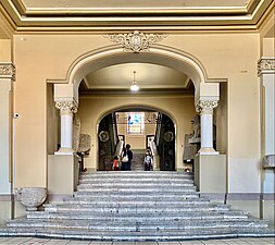 Grand Romanian Revival stairs in the Constanța History and Archaeology Museum (Romania).jpg