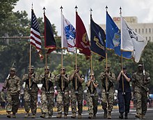 Joint colour guard marching at Guam Guam Liberation Day 2019 (190721-F-XT896-1013) (hard crop).jpg