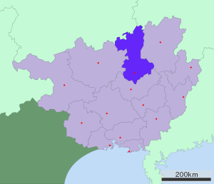 Лючжоу на карте