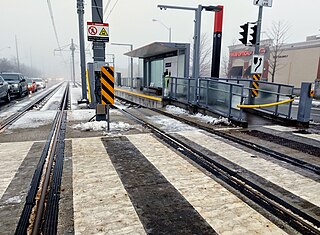 <span class="mw-page-title-main">Hakimi Lebovic stop</span> Future LRT stop in Toronto, Canada