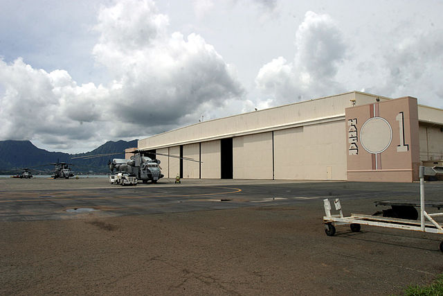 During the 1941 Attack on Pearl Harbor, portions of Hangar 1 were destroyed. In 1987, the hangar and five sea plane ramps were designated a National H