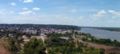 Hannibal, Missouri and the Mississippi River, as seen from "Lover's Leap" south of town.