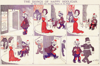 <i>Happy Hooligan</i> 1900-1932 American comic strip