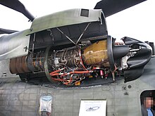 Rechte Wellenturbine einer CH-53G