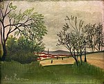 Henri Rousseau - Landskab med kirkespir.jpg