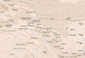 Цайдам (Qaidam Basin) на картата на т.н. „Коридор Хъси“