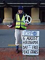 A peace activist on Hiroshima Day